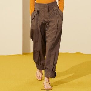 Zara pleated pants strgs 12